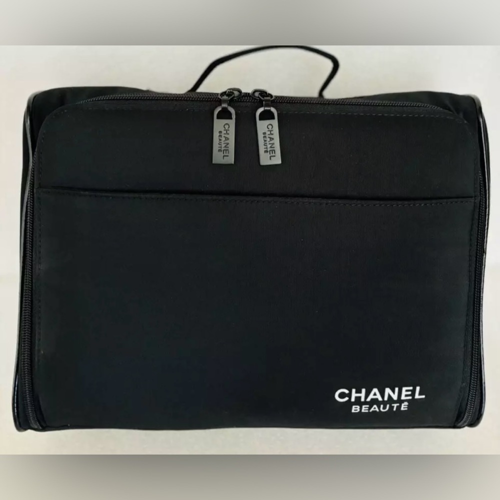 CHANEL Black Cosmetic Bag